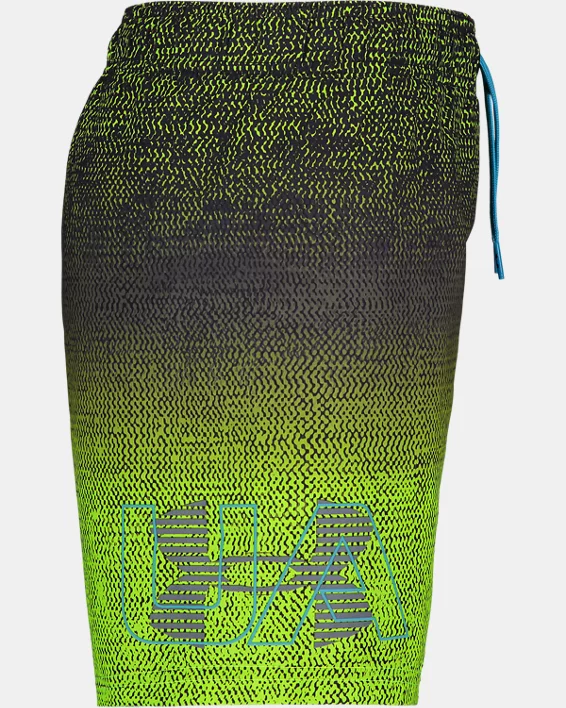 Boys' Pre-School UA Texture Maze Swim Volley Shorts 3 Boys' Pre-School UA Texture Maze Swim Volley Shorts - Image 3