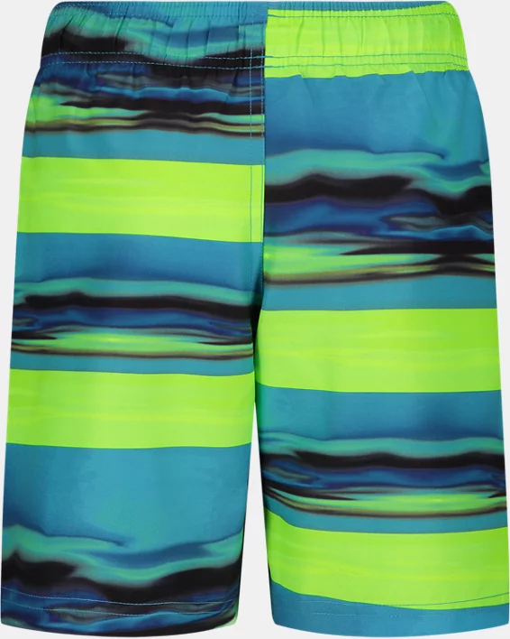 Boys' UA Serenity Stripe Swim Volley Shorts 2 Boys' UA Serenity Stripe Swim Volley Shorts - Image 2