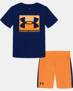Boys' Pre-School UA Dropback Big Logo Set