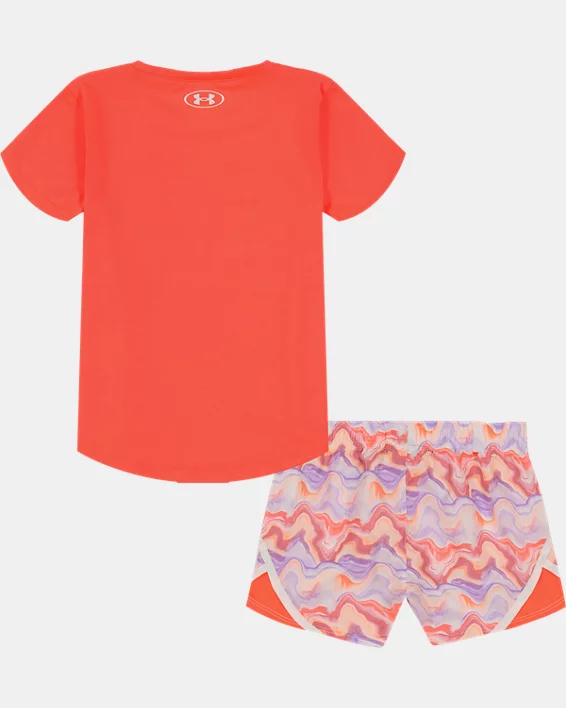 Girls' Pre-School UA Mixed Waves Set 2 Girls' Pre-School UA Mixed Waves Set - Image 2