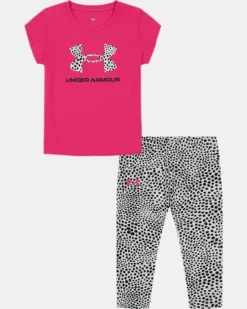 Girls' Pre-School UA Hand Drawn Dot Logo Set