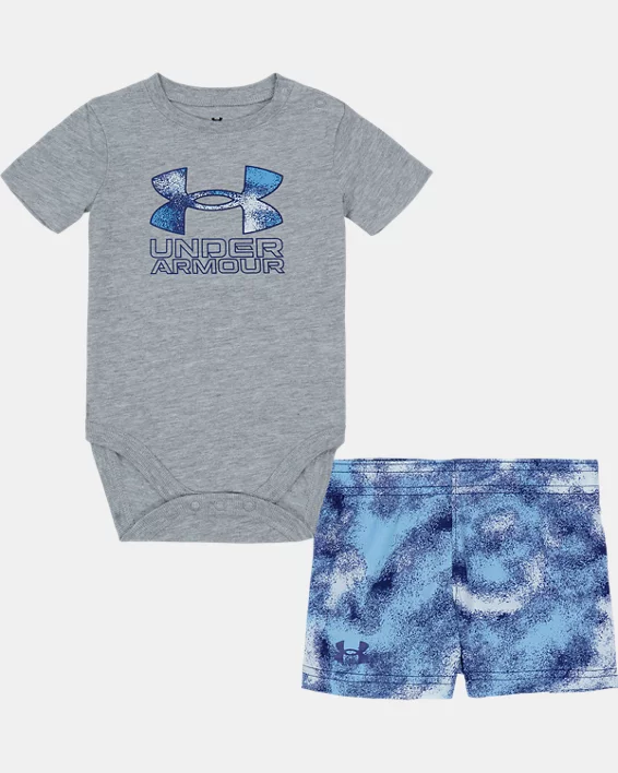 Boys' Newborn UA Sand Camo Logo Set 1 Boys' Newborn UA Sand Camo Logo Set