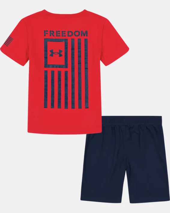 Boys' Toddler UA Outdoor Freedom Flag Set 2 Boys' Toddler UA Outdoor Freedom Flag Set - Image 2