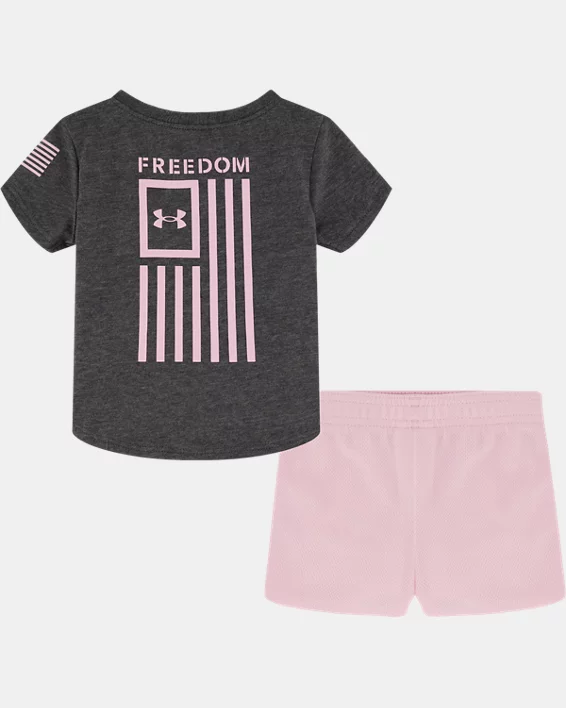 Girls' Infant UA Outdoor Freedom Flag Set 2 Girls' Infant UA Outdoor Freedom Flag Set - Image 2