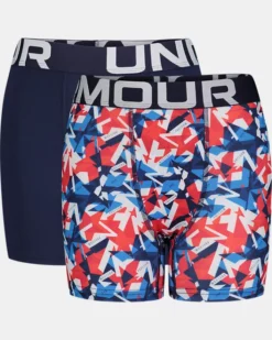 Boys' UA Freedom Star 2-Pack Boxerjock