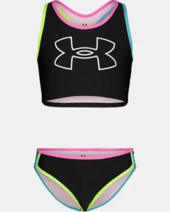 Girls' UA Two-Piece Racer Midkini