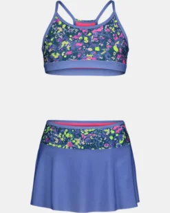 Girls' UA Two-Piece Swim Skirt Set
