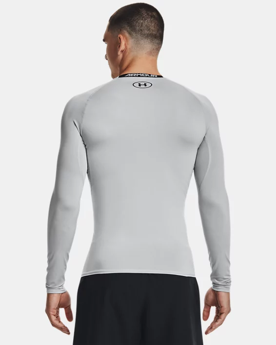 Men's UA HeatGear Armour Long Sleeve Compression Shirt 2 Men's UA HeatGear Armour Long Sleeve Compression Shirt - Image 2