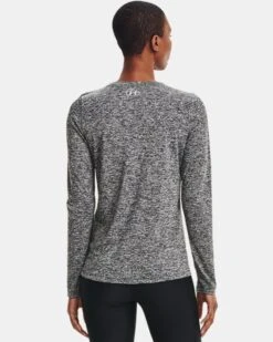 Women's UA Tech™ Twist Crew Long Sleeve -Sportswear Store V5 1307486 001 BC