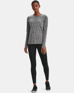 Women's UA Tech™ Twist Crew Long Sleeve -Sportswear Store V5 1307486 001 FSF