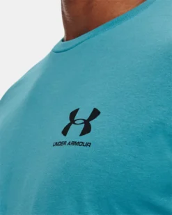 Men's UA Sportstyle Left Chest Short Sleeve Shirt -Sportswear Store V5 1326799 433 COLLAR