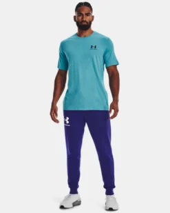 Men's UA Sportstyle Left Chest Short Sleeve Shirt -Sportswear Store V5 1326799 433 FSF