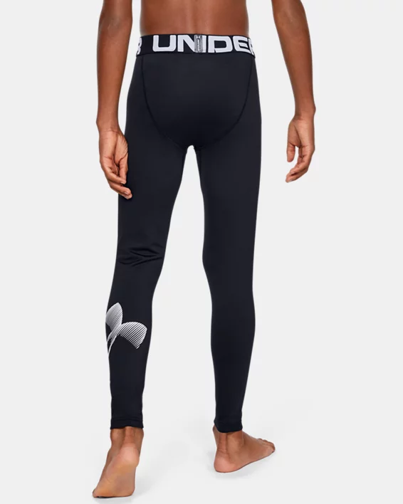 Boys' ColdGear Armour Leggings 2 Boys' ColdGear Armour Leggings - Image 2