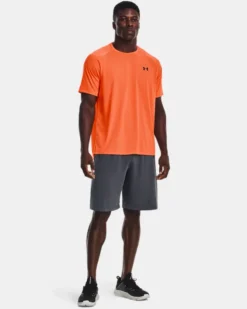 Men's UA Tech™ 2.0 Textured Short Sleeve T-Shirt -Sportswear Store V5 1345317 866 FSF