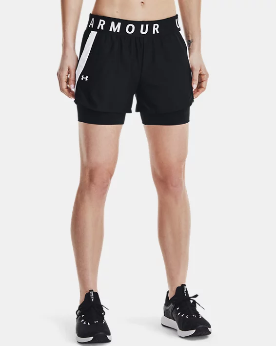 Women's UA Play Up 2-in-1 Shorts 1 Women's UA Play Up 2-in-1 Shorts
