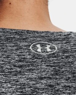 Women's UA Tech™ Twist V-Neck Short Sleeve -Sportswear Store V5 1353758 001 BCKDET