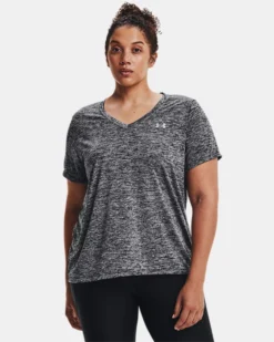 Women's UA Tech™ Twist V-Neck Short Sleeve
