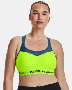 Women's Armour High Crossback Sports Bra -Sportswear Store V5 1355109 369 FC 36DD