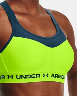 Women's Armour High Crossback Sports Bra -Sportswear Store V5 1355109 369 SIDEDET