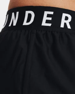 Women's UA Play Up 5" Shorts -Sportswear Store V5 1355818 001 SIDEDET