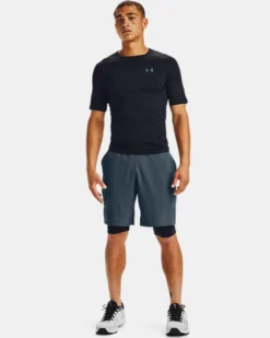 Men's UA RUSH™ HeatGear 2.0 Compression Short Sleeve -Sportswear Store V5 1356624 001 FSF
