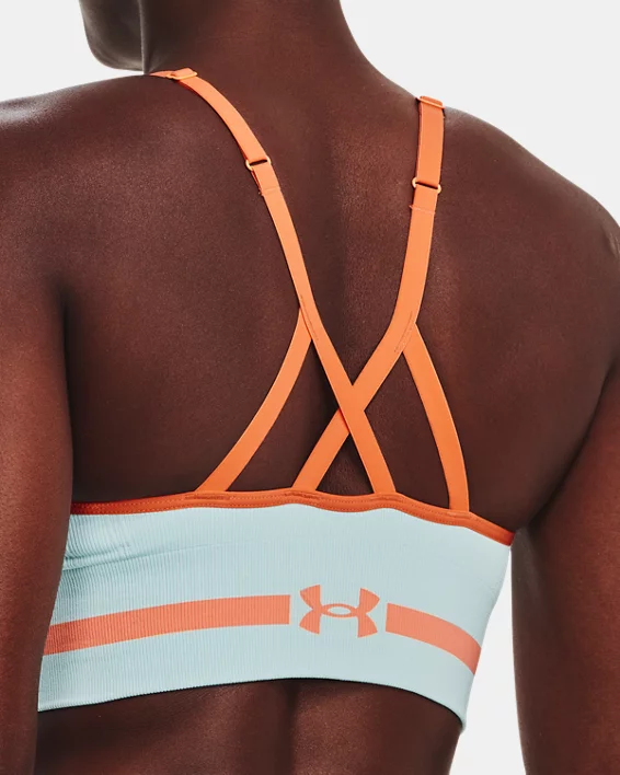 Women's UA Seamless Low Long Sports Bra 9 Women's UA Seamless Low Long Sports Bra - Image 9