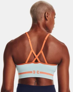 Women's UA Seamless Low Long Sports Bra 17 Women's UA Seamless Low Long Sports Bra -Sportswear Store V5 1357719 469 BC MD
