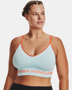 Women's UA Seamless Low Long Sports Bra 16 Women's UA Seamless Low Long Sports Bra -Sportswear Store V5 1357719 469 FC XL