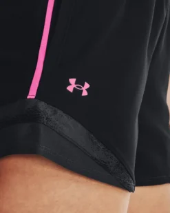 Women's UA Play Up 3.0 Tri Color Shorts -Sportswear Store V5 1360940 007 SIDEDET