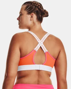 Women's UA Infinity Mid Run Sports Bra -Sportswear Store V5 1361032 100 BC XL
