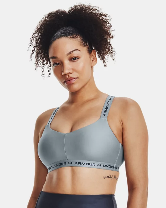 Women's UA Crossback Low Sports Bra 3 Women's UA Crossback Low Sports Bra - Image 3