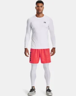 Men's HeatGear Fitted Long Sleeve -Sportswear Store V5 1361506 100 FSF