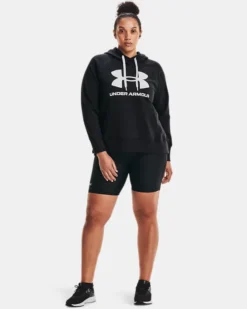 Women's UA Rival Fleece Logo Hoodie -Sportswear Store V5 1362915 001 FSF