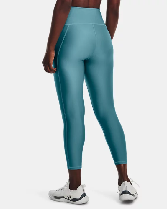 Women's HeatGear No-Slip Waistband Ankle Leggings 2 Women's HeatGear No-Slip Waistband Ankle Leggings - Image 2