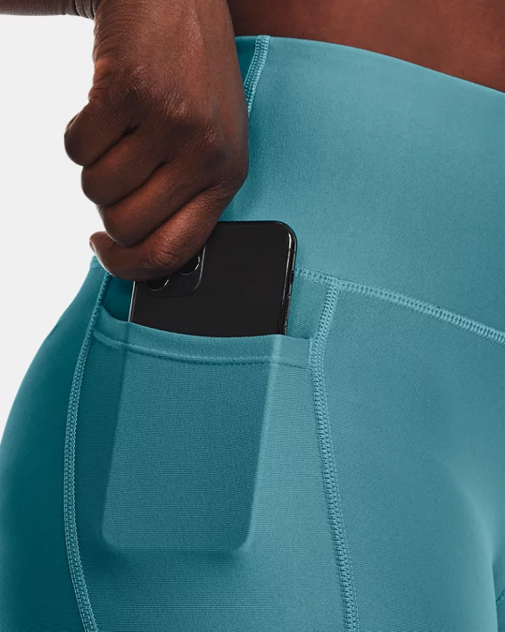 Women's HeatGear No-Slip Waistband Ankle Leggings 4 Women's HeatGear No-Slip Waistband Ankle Leggings - Image 4