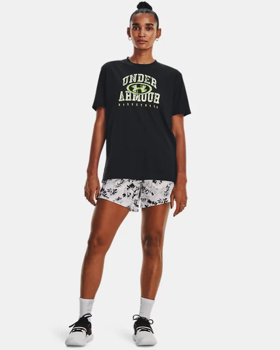 Women's UA Baseline Printed Shorts 3 Women's UA Baseline Printed Shorts - Image 3