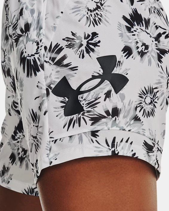 Women's UA Baseline Printed Shorts 4 Women's UA Baseline Printed Shorts - Image 4