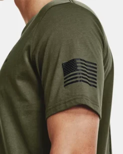 Men's UA Freedom Flag T-Shirt -Sportswear Store V5 1370810 391 SIDEDET