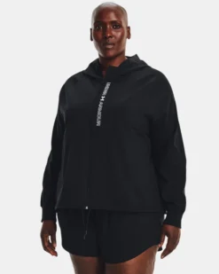 Women's UA Woven Full-Zip Jacket