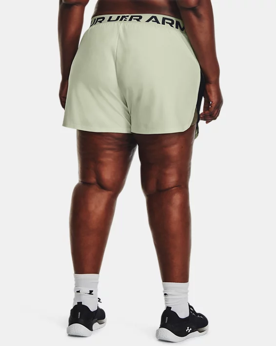 Women's UA Play Up Side Stripe Shorts 2 Women's UA Play Up Side Stripe Shorts - Image 2