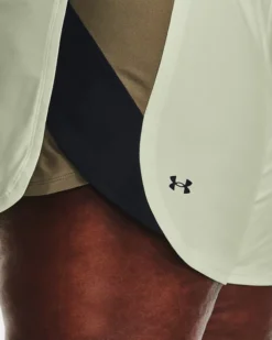 Women's UA Play Up Side Stripe Shorts 9 Women's UA Play Up Side Stripe Shorts -Sportswear Store V5 1371451 320 SIDEDET