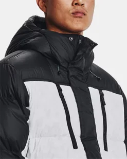 Men's ColdGear Infrared Down Blocked Jacket -Sportswear Store V5 1372693 001 COLLAR