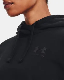 Women's UA Rival Fleece Oversized Hoodie -Sportswear Store V5 1373026 001 COLLAR