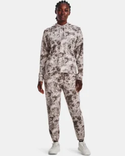 Women's UA Rival Terry Printed Hoodie -Sportswear Store V5 1373035 592 FSF