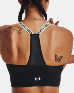Women's Project Rock Infinity Mid Sports Bra -Sportswear Store V5 1373590 002 BCKDET