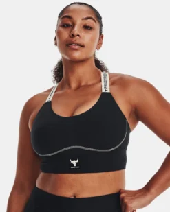 Women's Project Rock Infinity Mid Sports Bra -Sportswear Store V5 1373590 002 FC LG