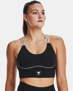 Women's Project Rock Infinity Mid Sports Bra -Sportswear Store V5 1373590 002 FC MD