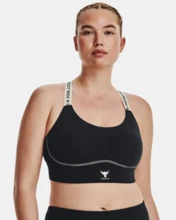 Women's Project Rock Infinity Mid Sports Bra -Sportswear Store V5 1373590 002 FC XL