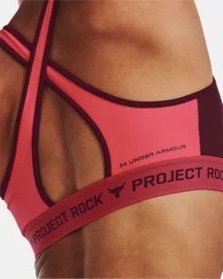 Women's Project Rock Crossback Sports Bra -Sportswear Store V5 1373602 652 BCKDET