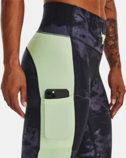 Women's Project Rock HeatGear Print Ankle Leggings -Sportswear Store V5 1373603 001 SIDEDET